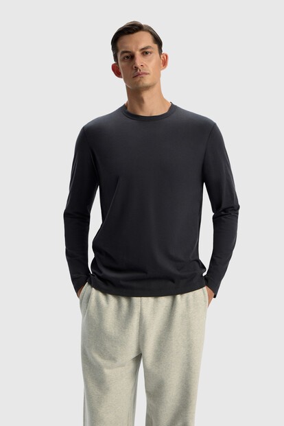 Лонгслив из хлопка Soft