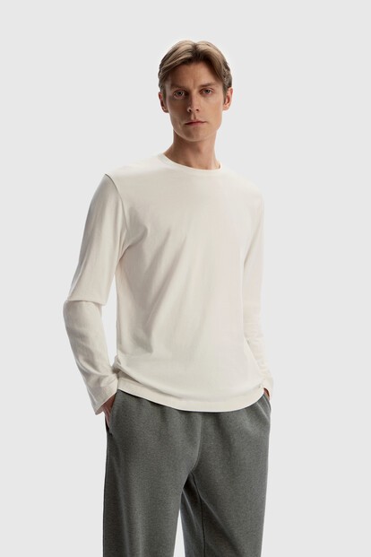 Лонгслив из хлопка Soft