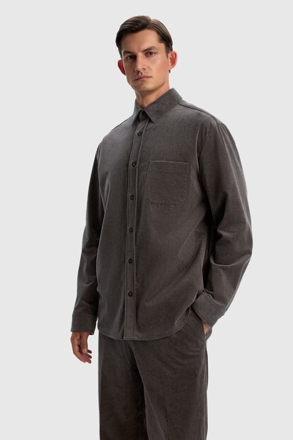 Рубашка из французского вельвета