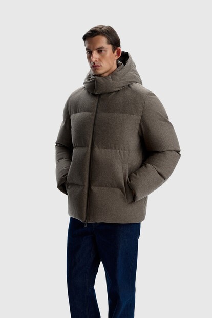 Пуховик Altai из шерсти и кашемира