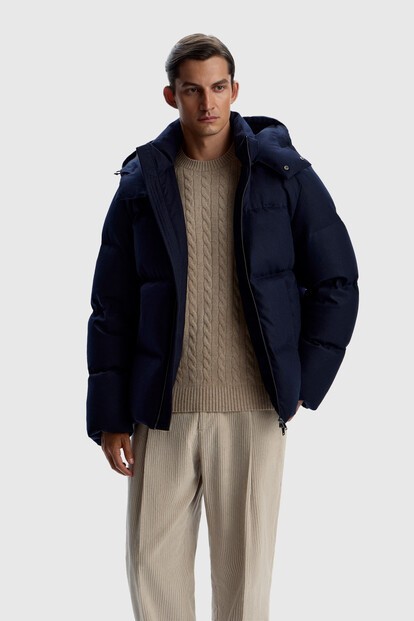 Пуховик Altai из шерсти и кашемира