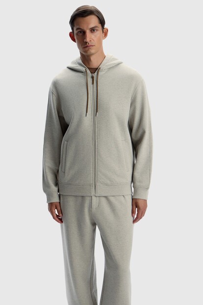 Толстовка с шерстью на молнии