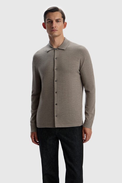 Рубашка из шерсти мериноса