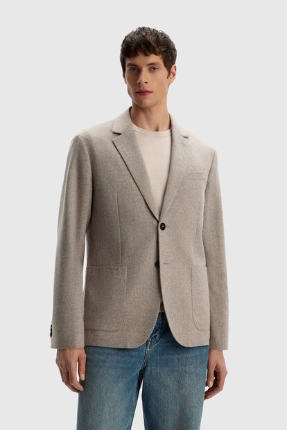 Пиджак из мягкой шерсти