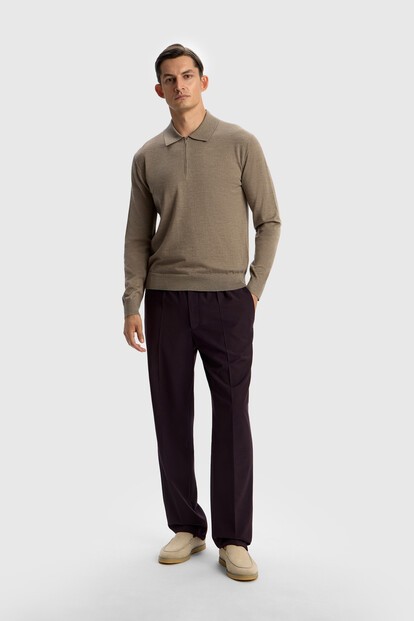 Брюки из костюмной шерсти