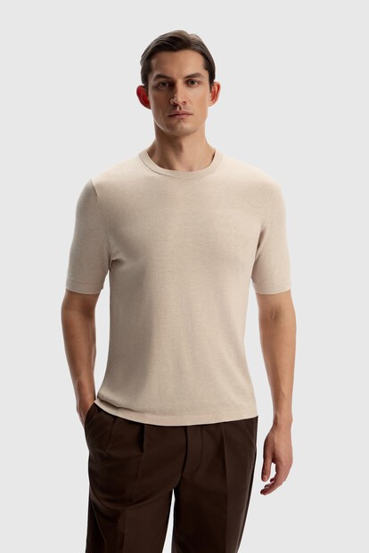 Джемпер из шелка и хлопка