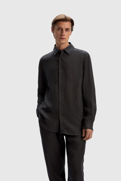 Рубашка из тонкого льна