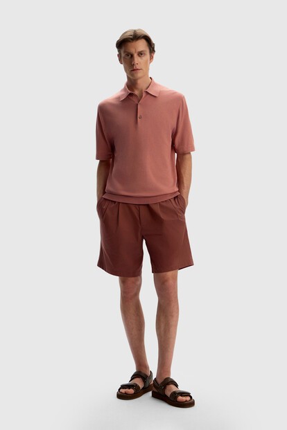 Шорты из плотного хлопка