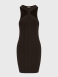 Платье вязаное с вырезом «халтер»