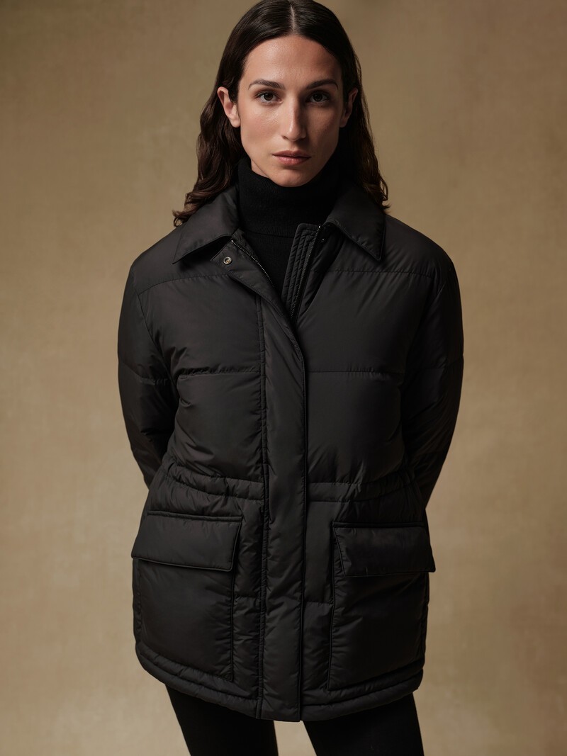 kazu．SHOP Пуховик Repino, цвет: Черный, арт. 133974 - купить в интернет