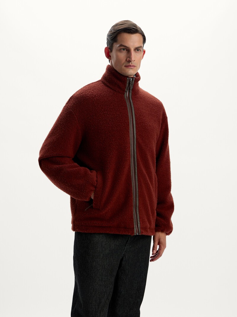 Sosken gita sherpa coat top