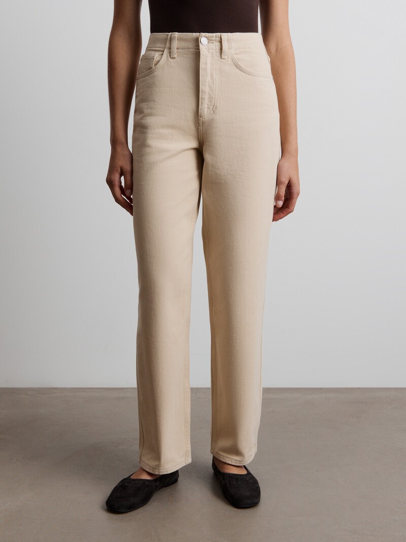 Джинсы Straight 312, цвет: Светло-бежевый, арт. 124067 - купить в