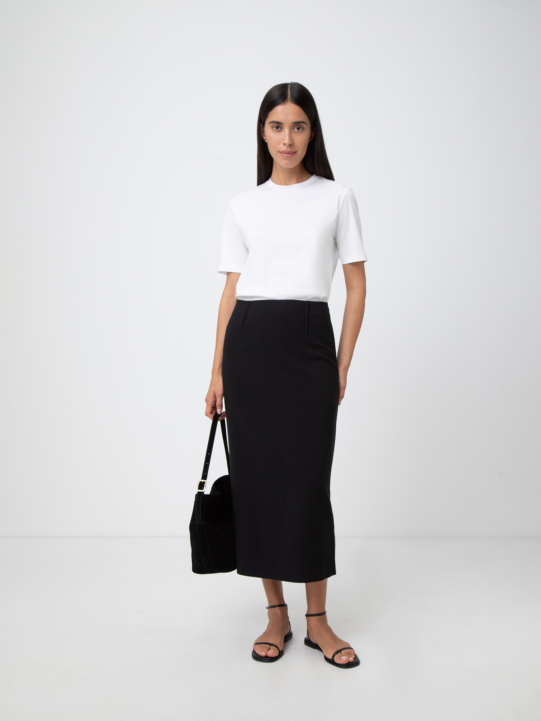 

Футболка Slim 12 STOREEZ, Молочный