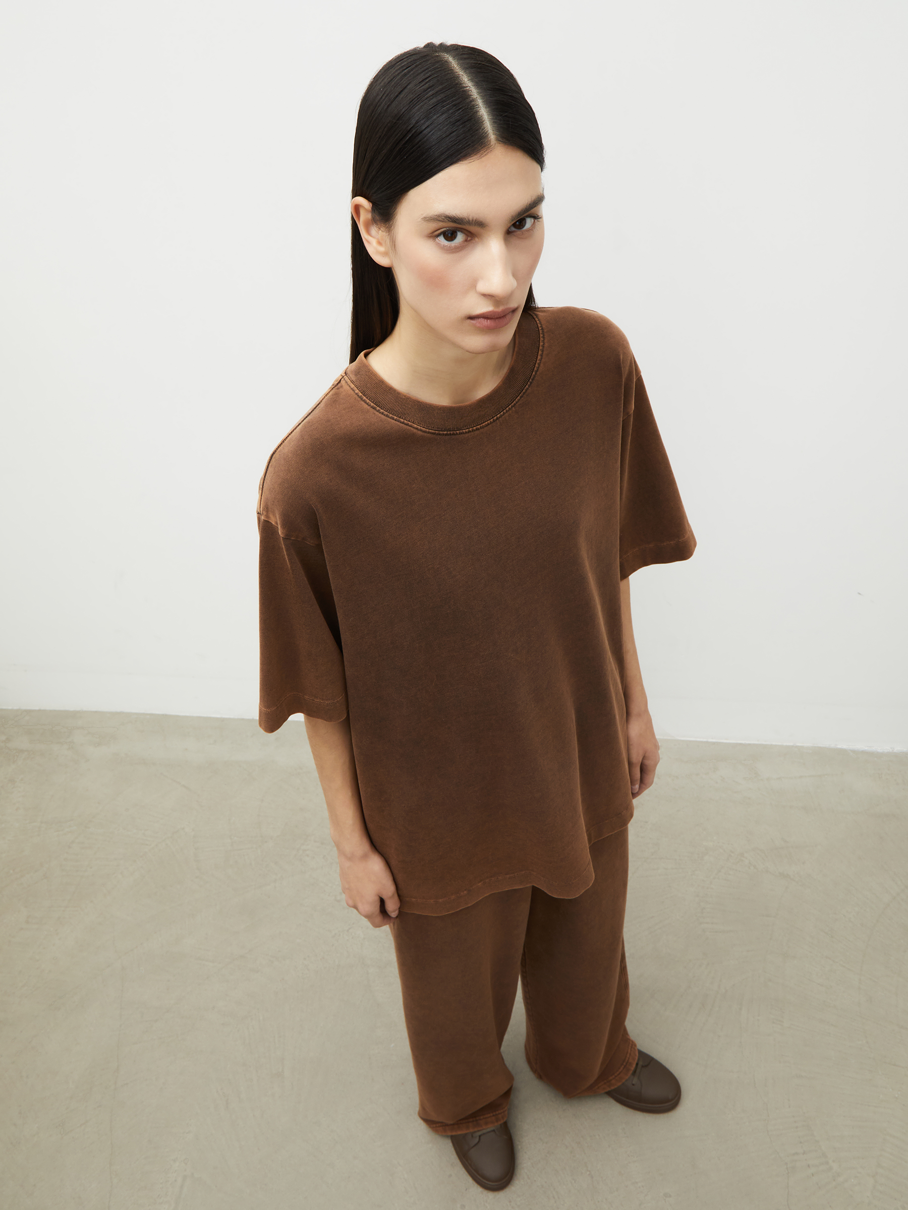 

Футболка Garment Dye 12 STOREEZ, Коньячный