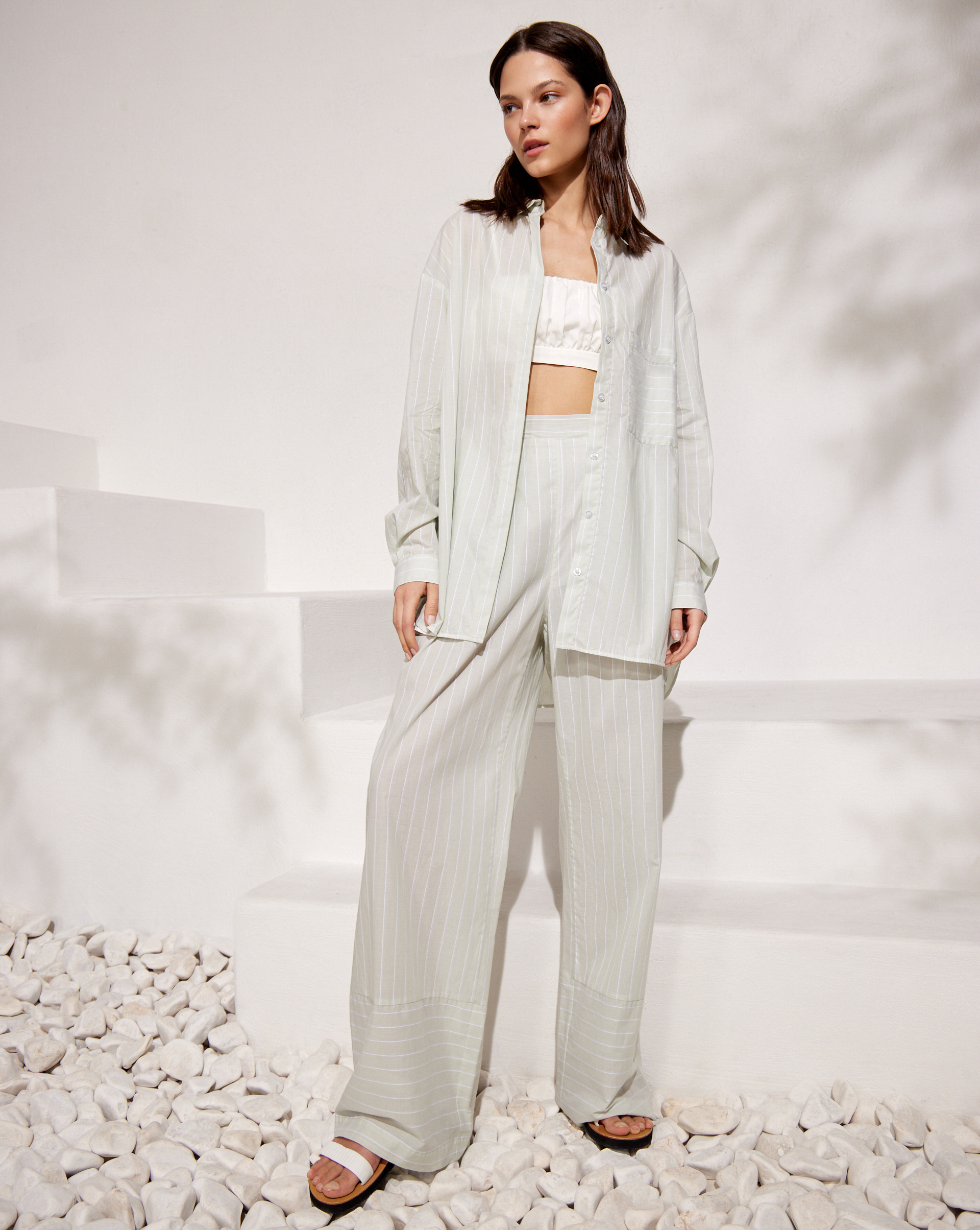 

Брюки свободные 12 STOREEZ, Зеленый