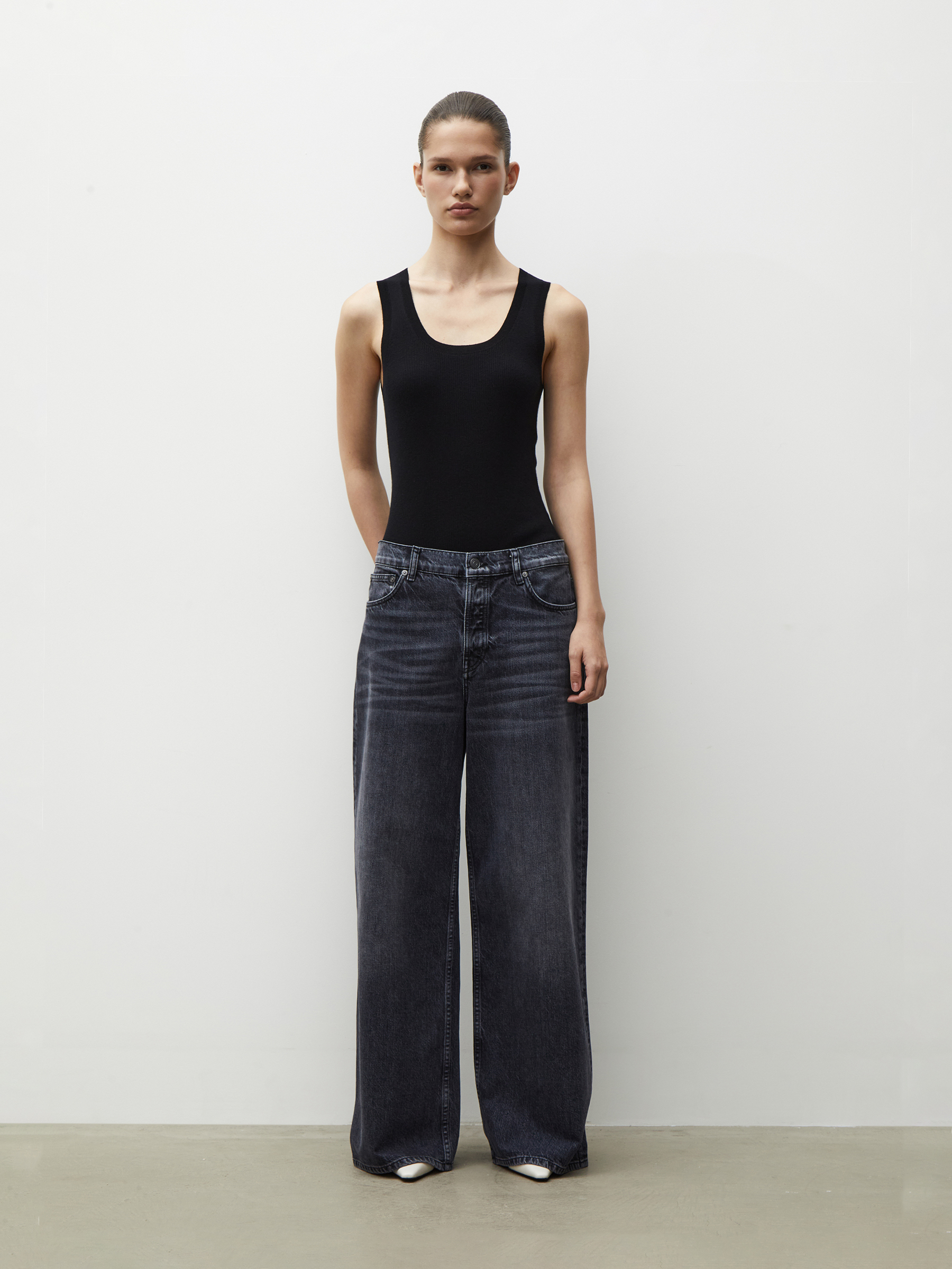 

Джинсы Wide leg 431 12 STOREEZ, Джинсовый темно-серый