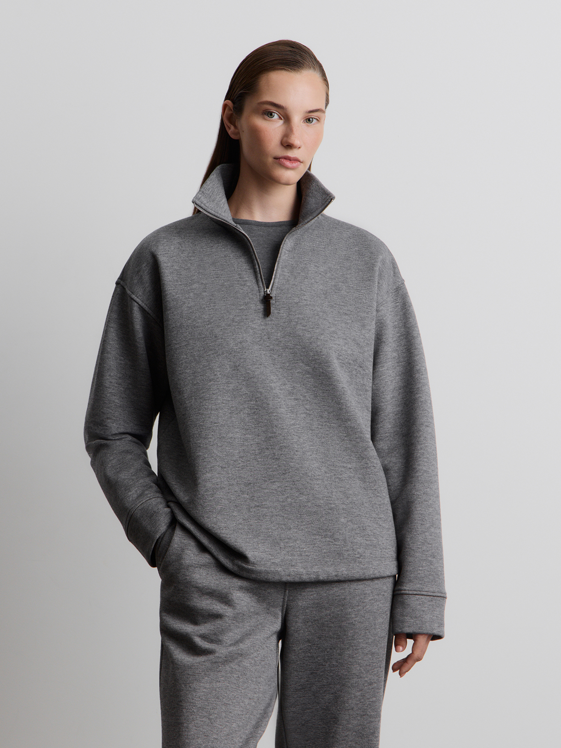 Толстовка из хлопка и шерсти 12 STOREEZ 22000₽