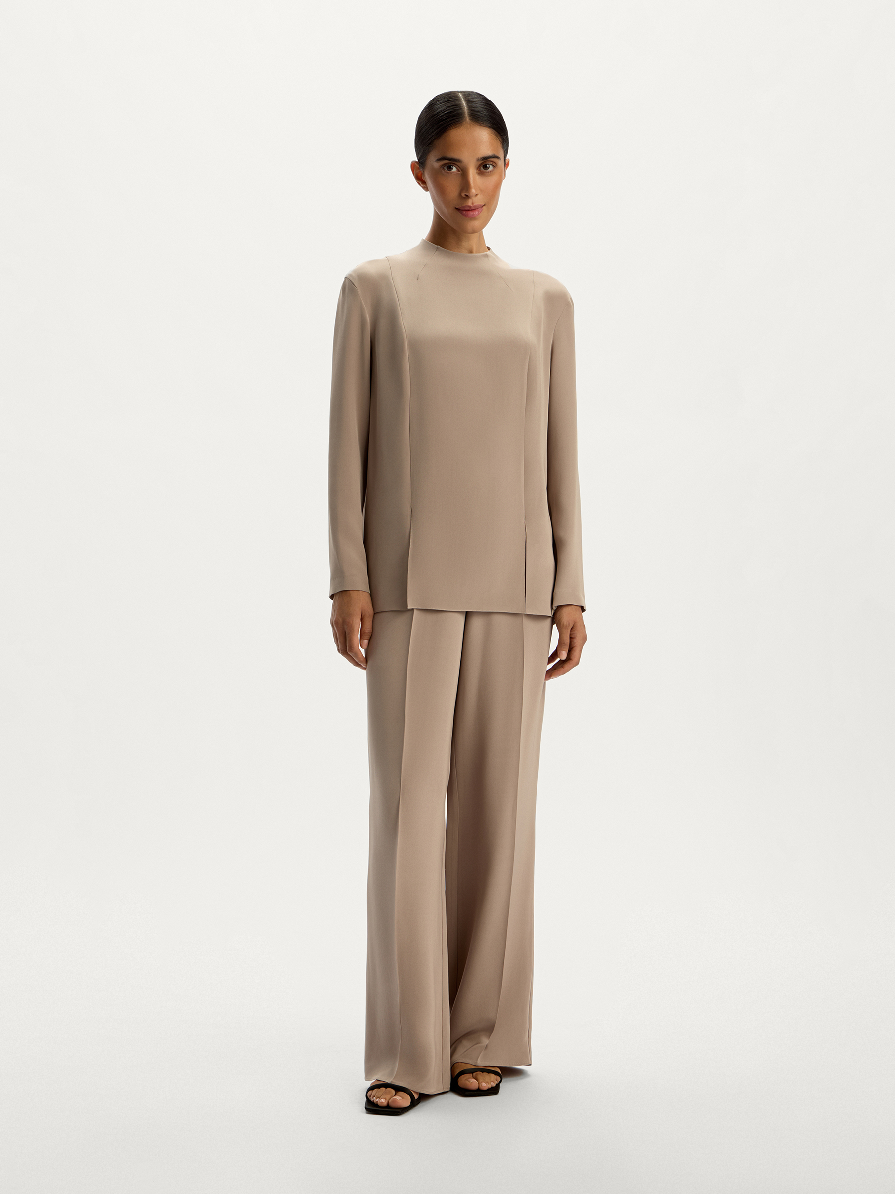 Брюки из шелка Mulberry 12 STOREEZ 32000₽