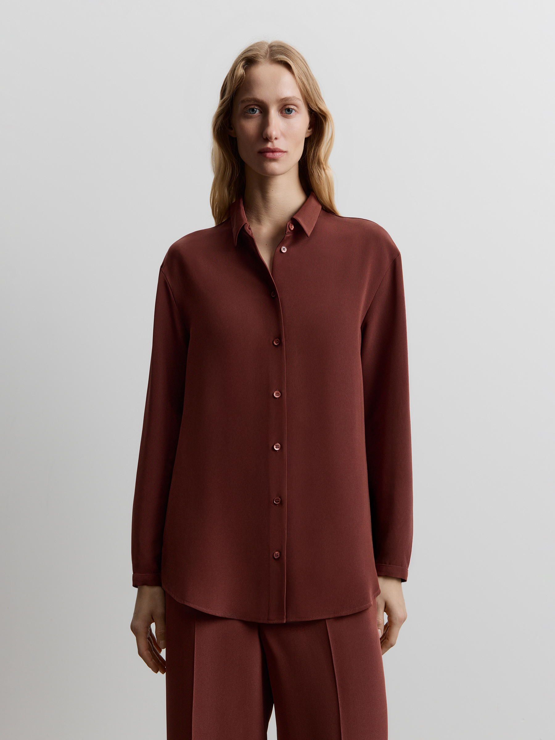 Рубашка из шелка Mulberry 12 STOREEZ 34000₽