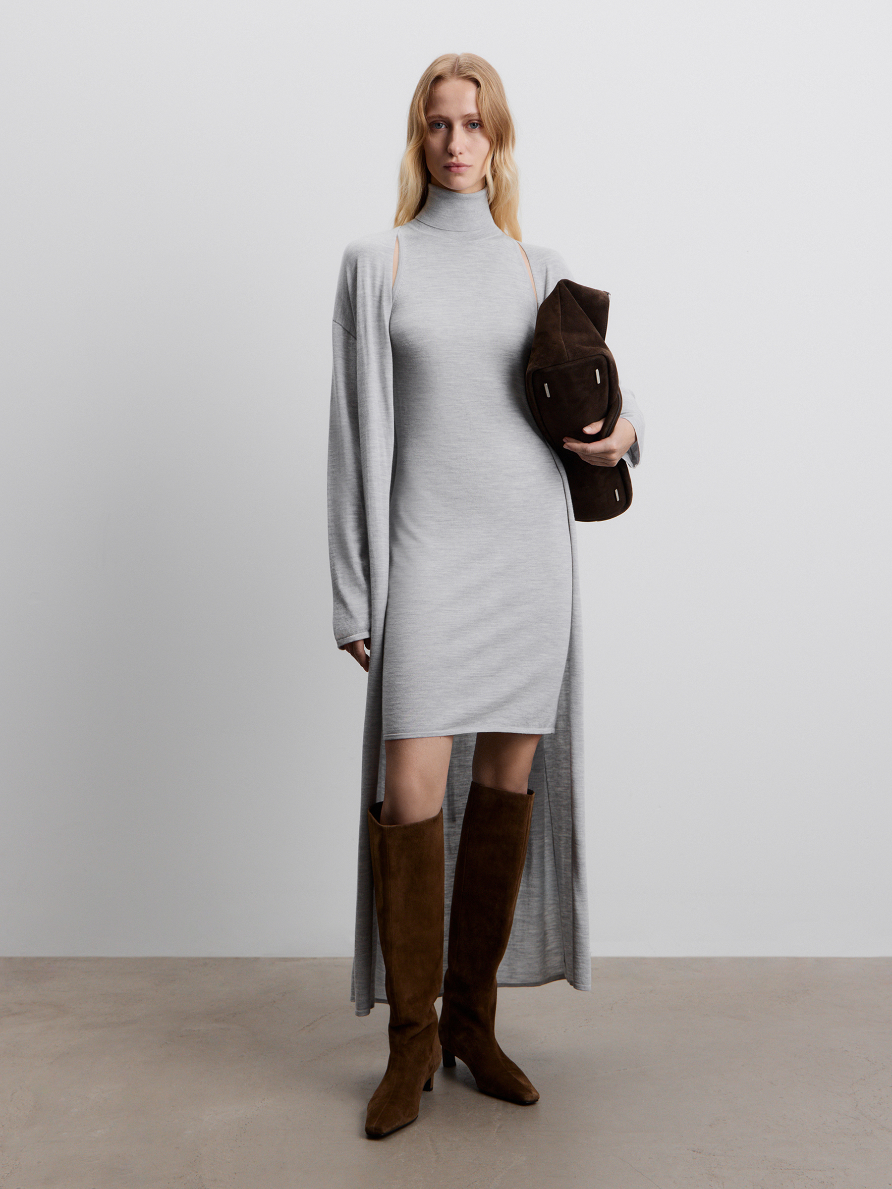 Кардиган из шерсти и шелка 12 STOREEZ 24000₽