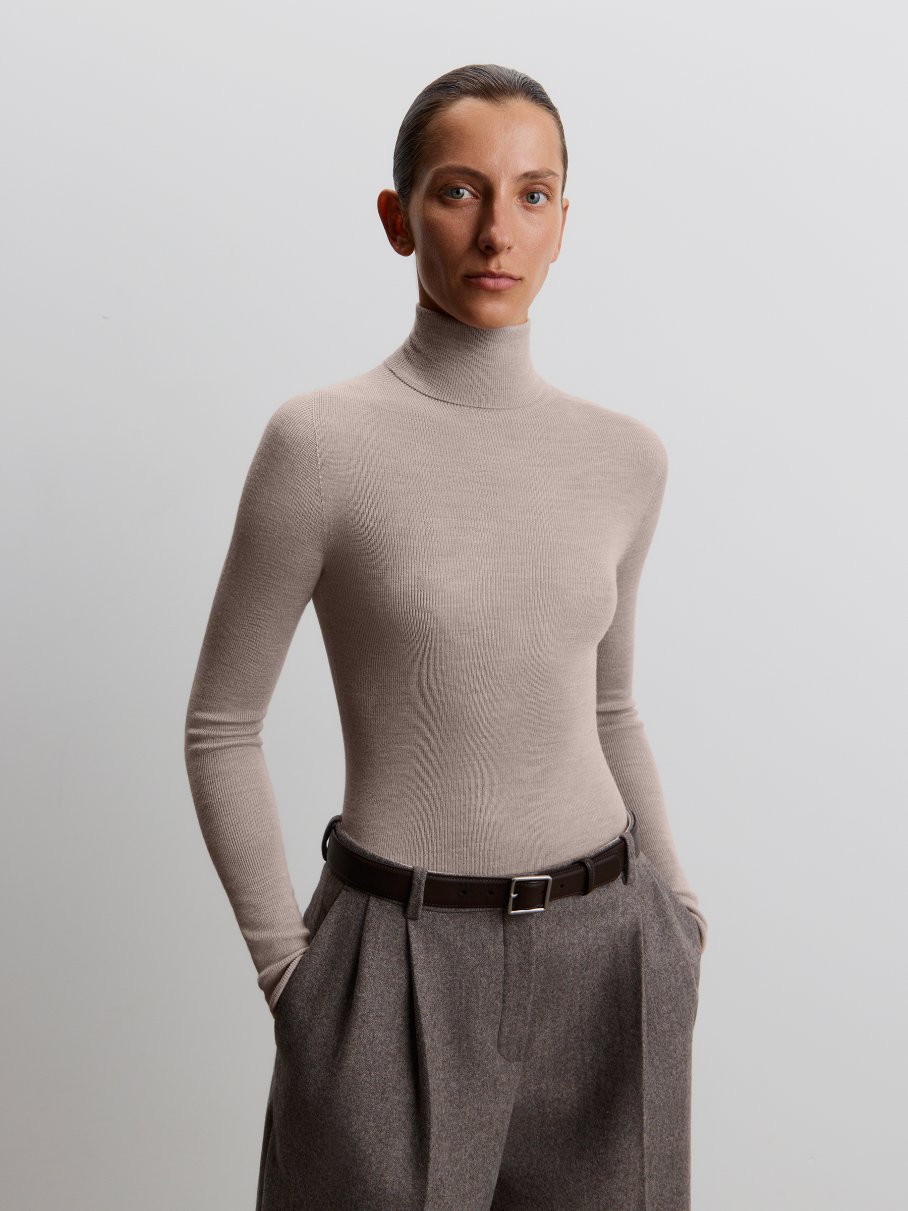 Водолазка из шерсти мериноса 12 STOREEZ 13000₽