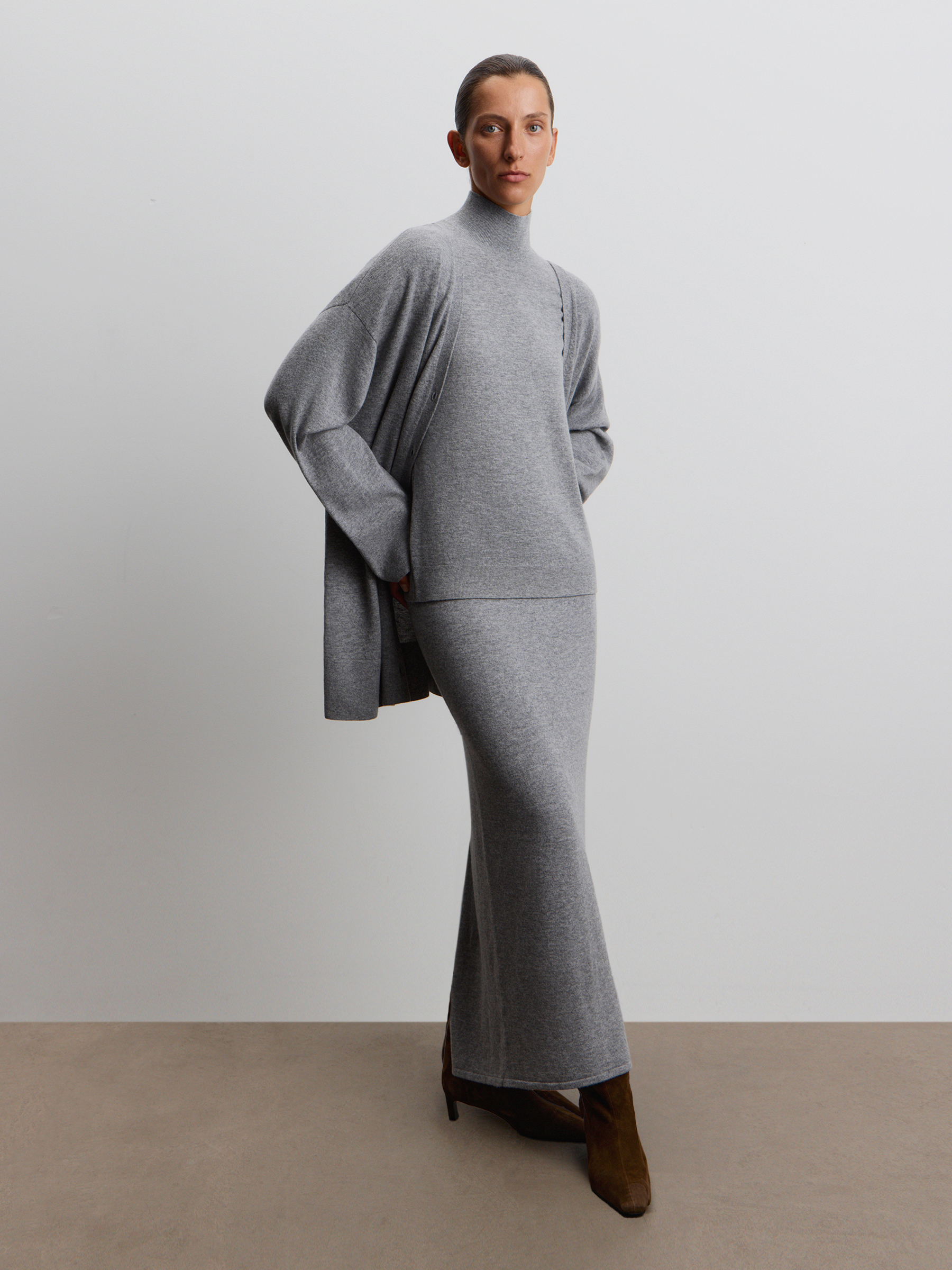 Юбка из шерсти и кашемира 12 STOREEZ 19000₽