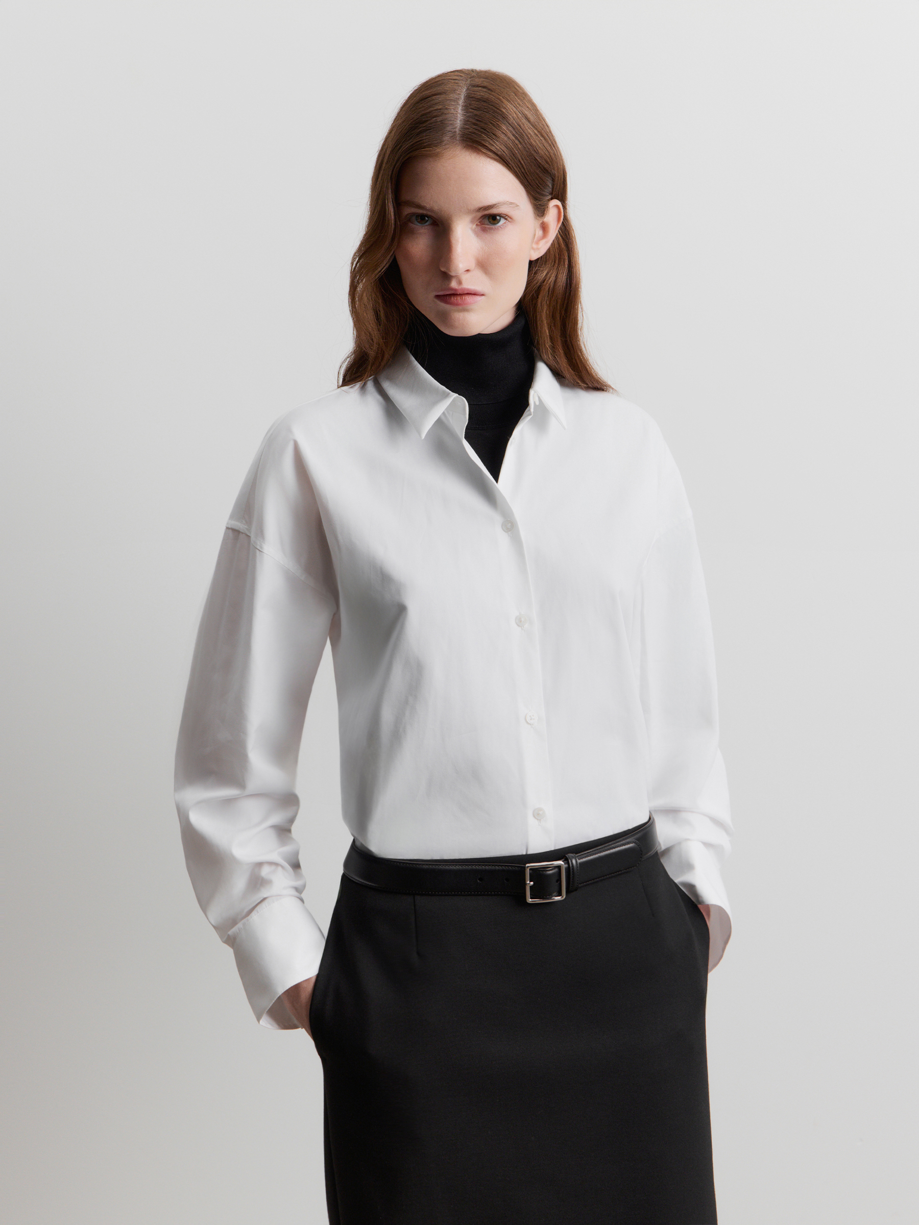 Рубашка из хлопка и лиоцелла 12 STOREEZ 14000₽