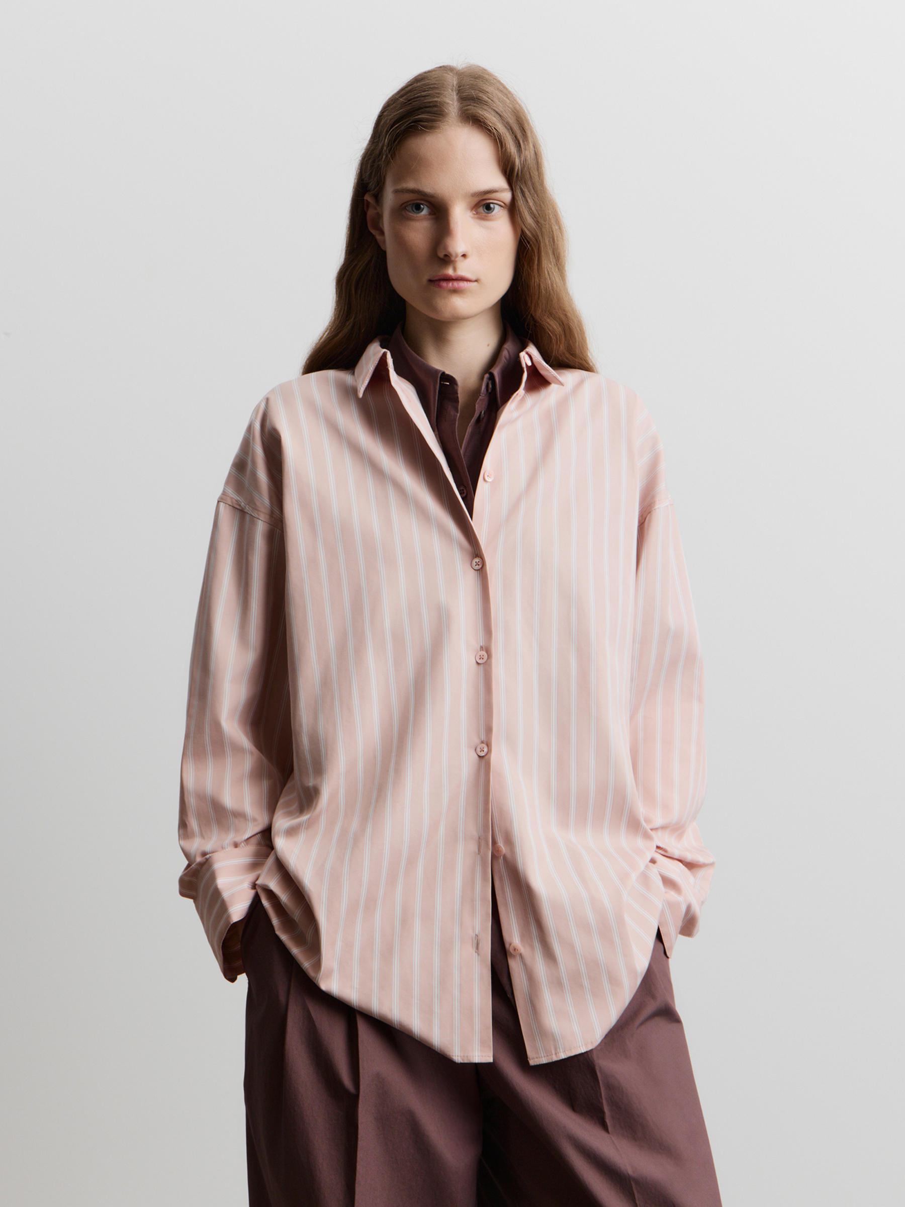 Рубашка из хлопка и лиоцелла 12 STOREEZ 14000₽