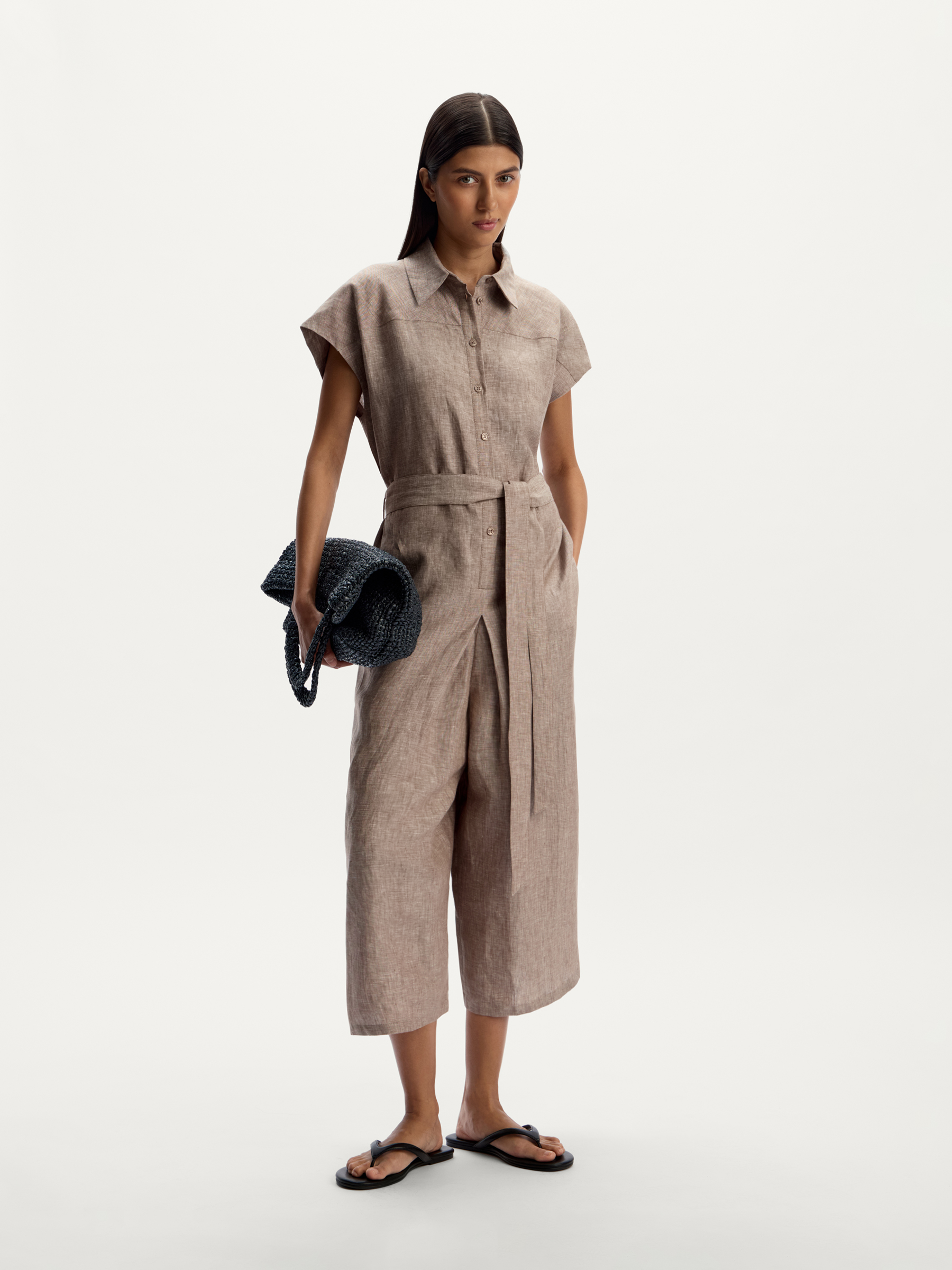 Комбинезон льняной 12 STOREEZ 11000₽