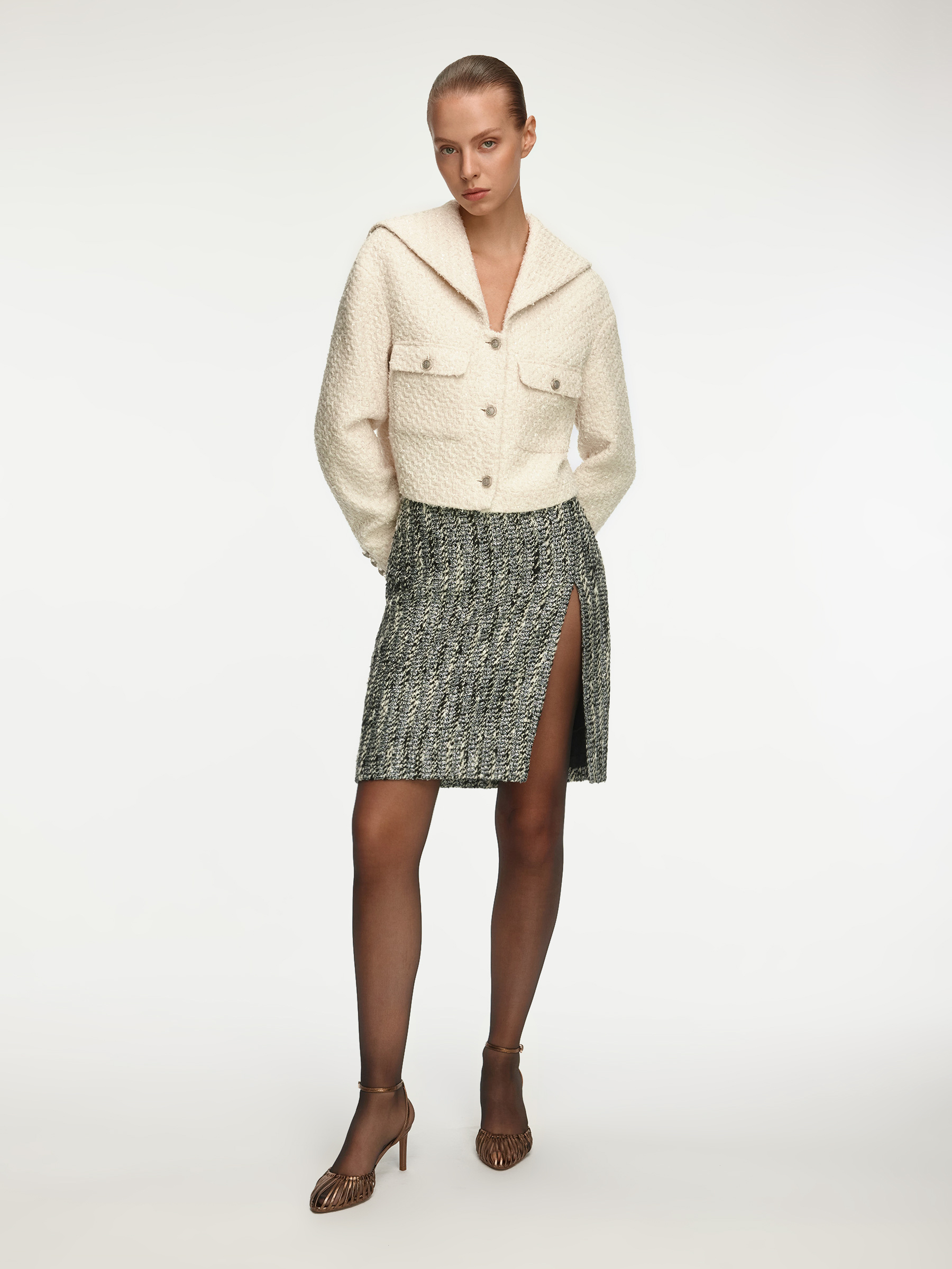 Юбка из французского твида 12 STOREEZ 31000₽