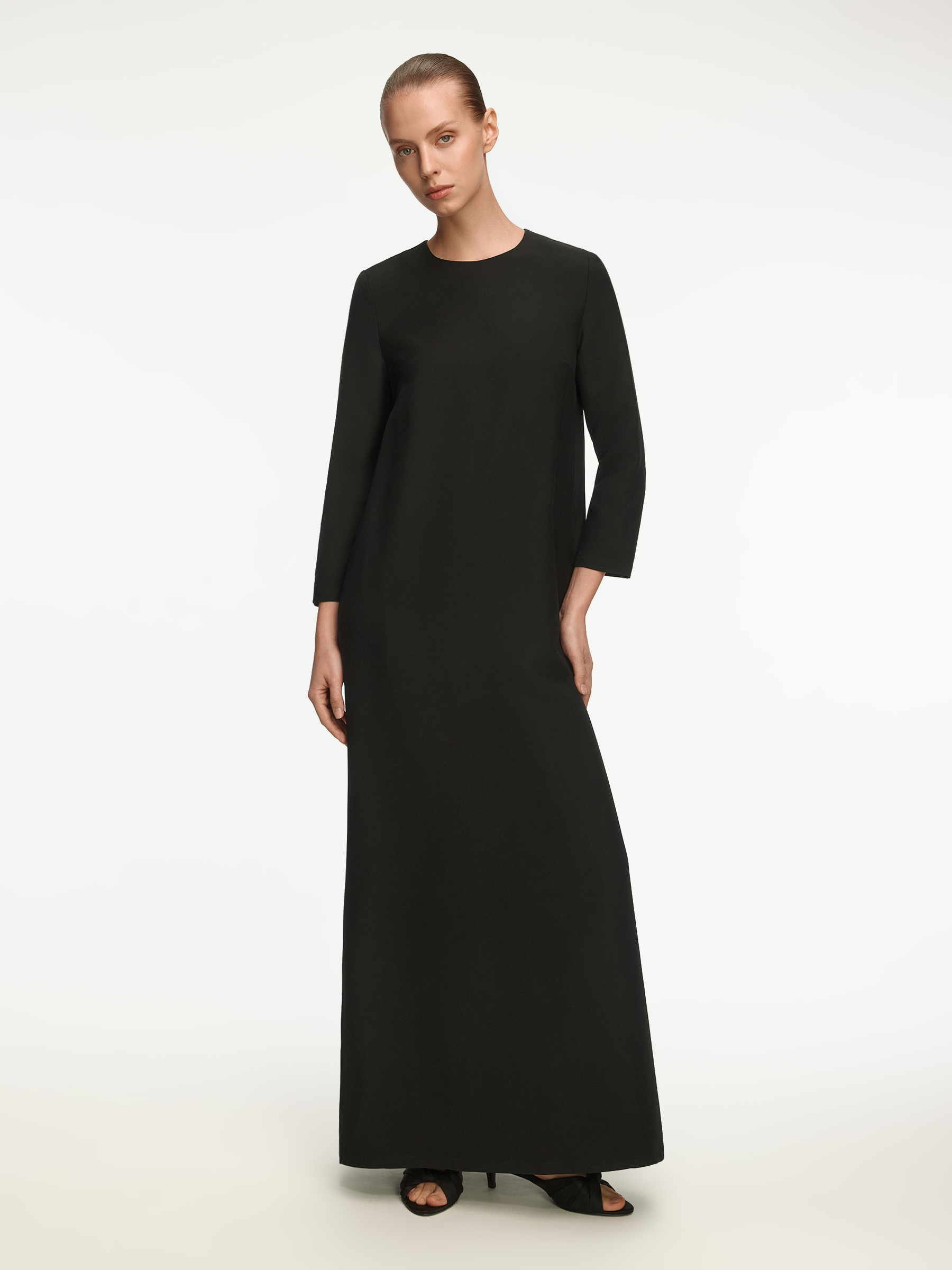 Платье из тонкой шерсти и шелка 12 STOREEZ 49000₽