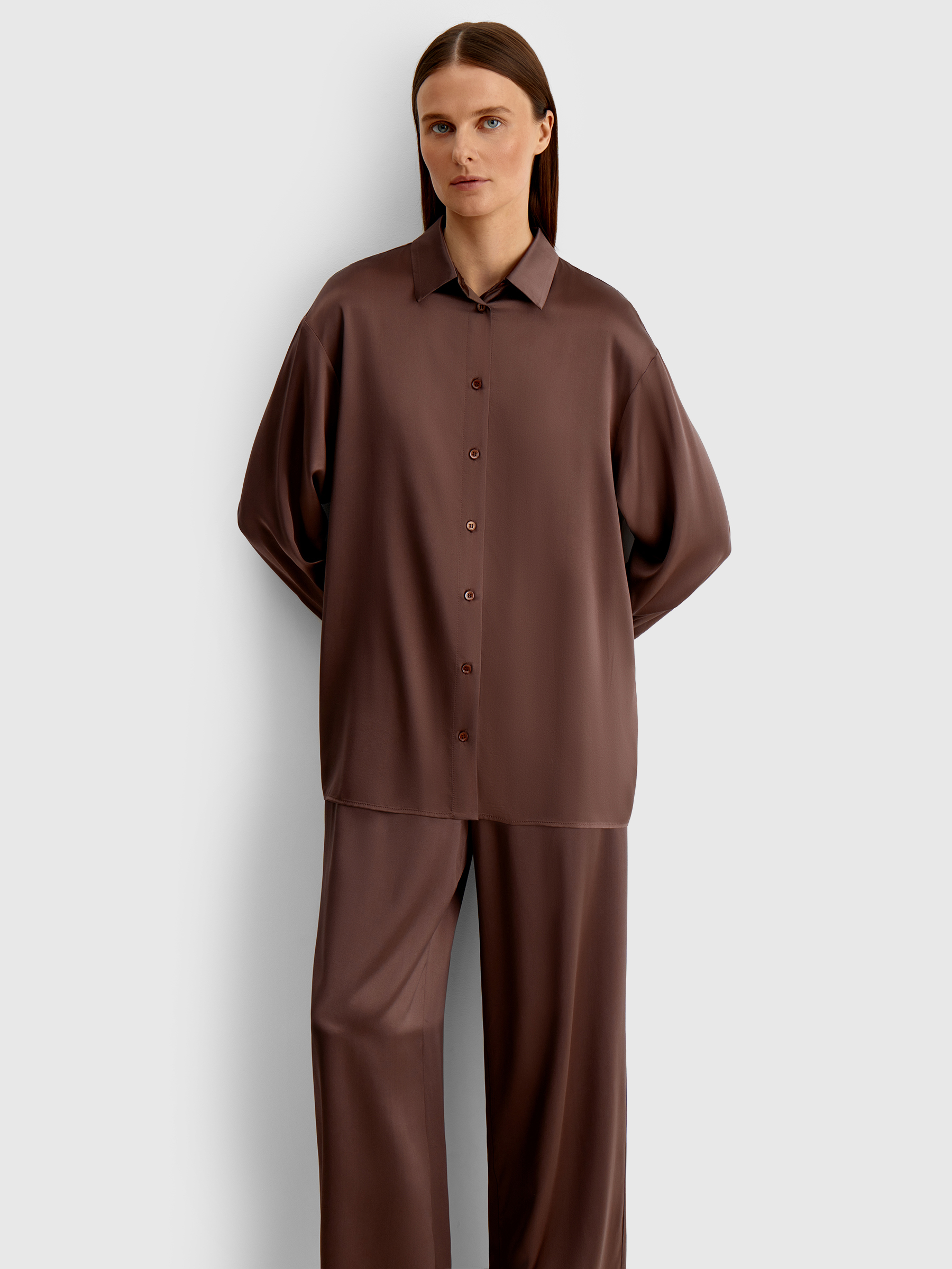 Рубашка из шелка Mulberry 12 STOREEZ 26000₽