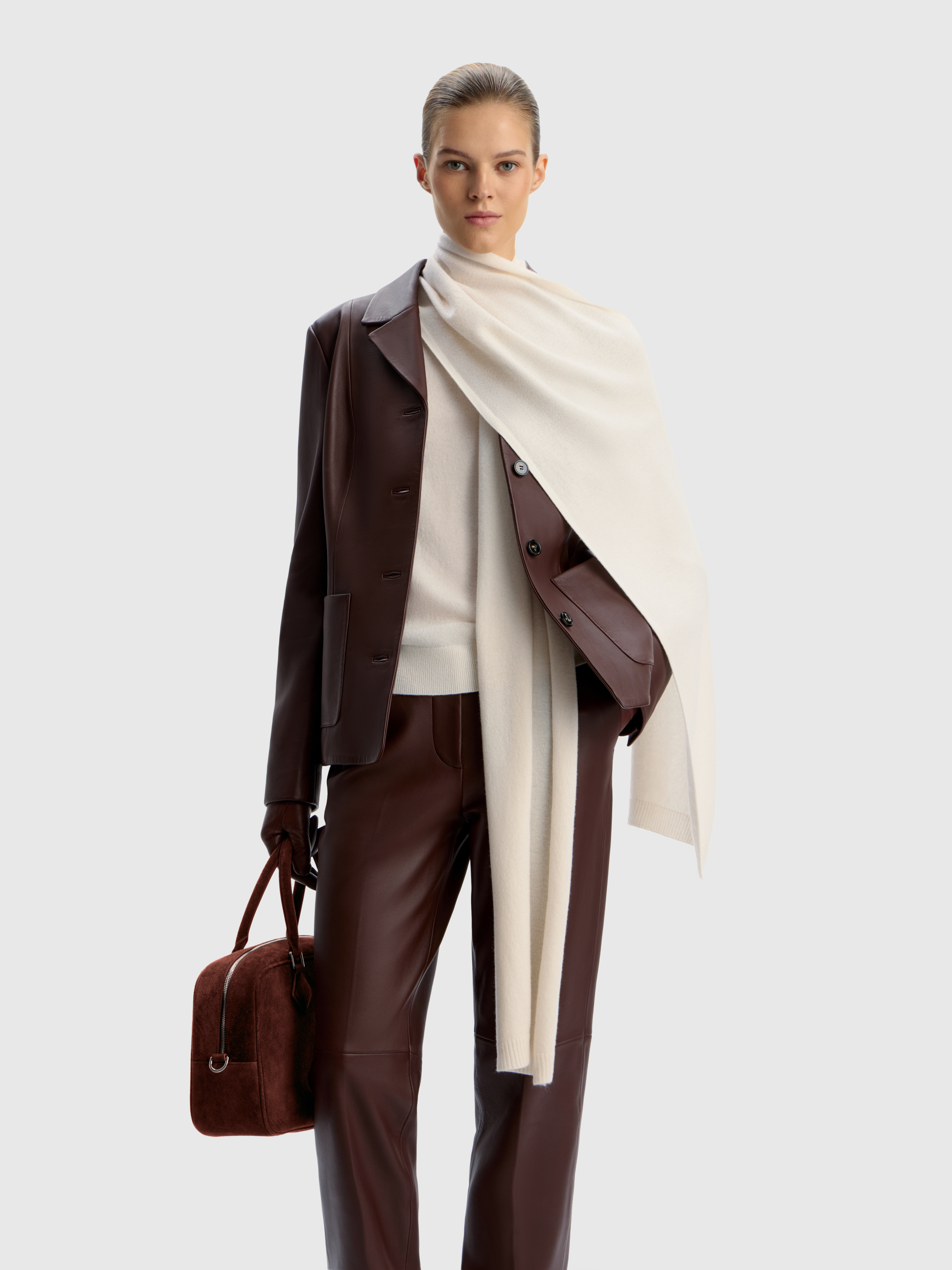 Жакет из кожи 12 STOREEZ 100000₽