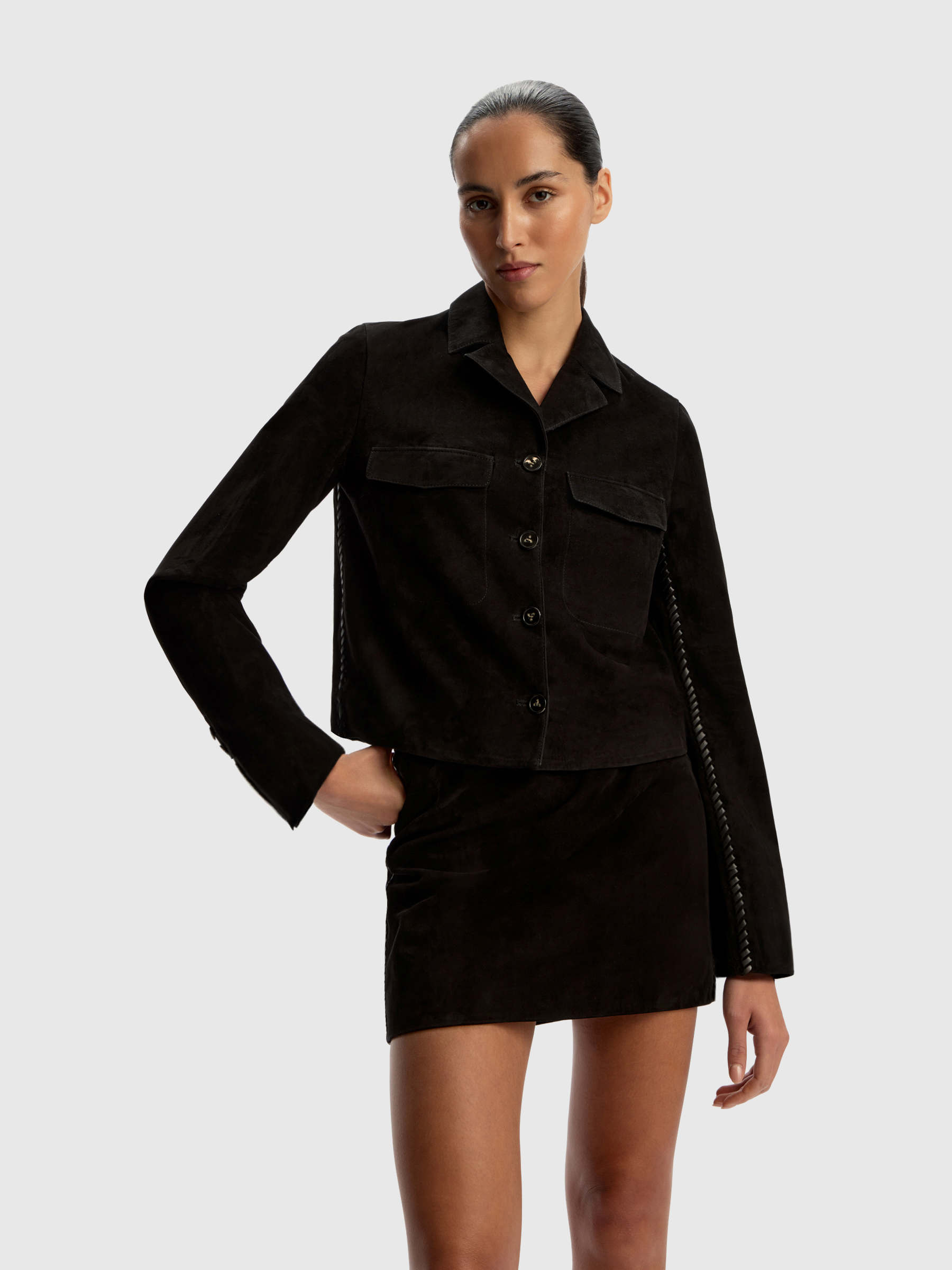 Жакет из замши 12 STOREEZ 100000₽