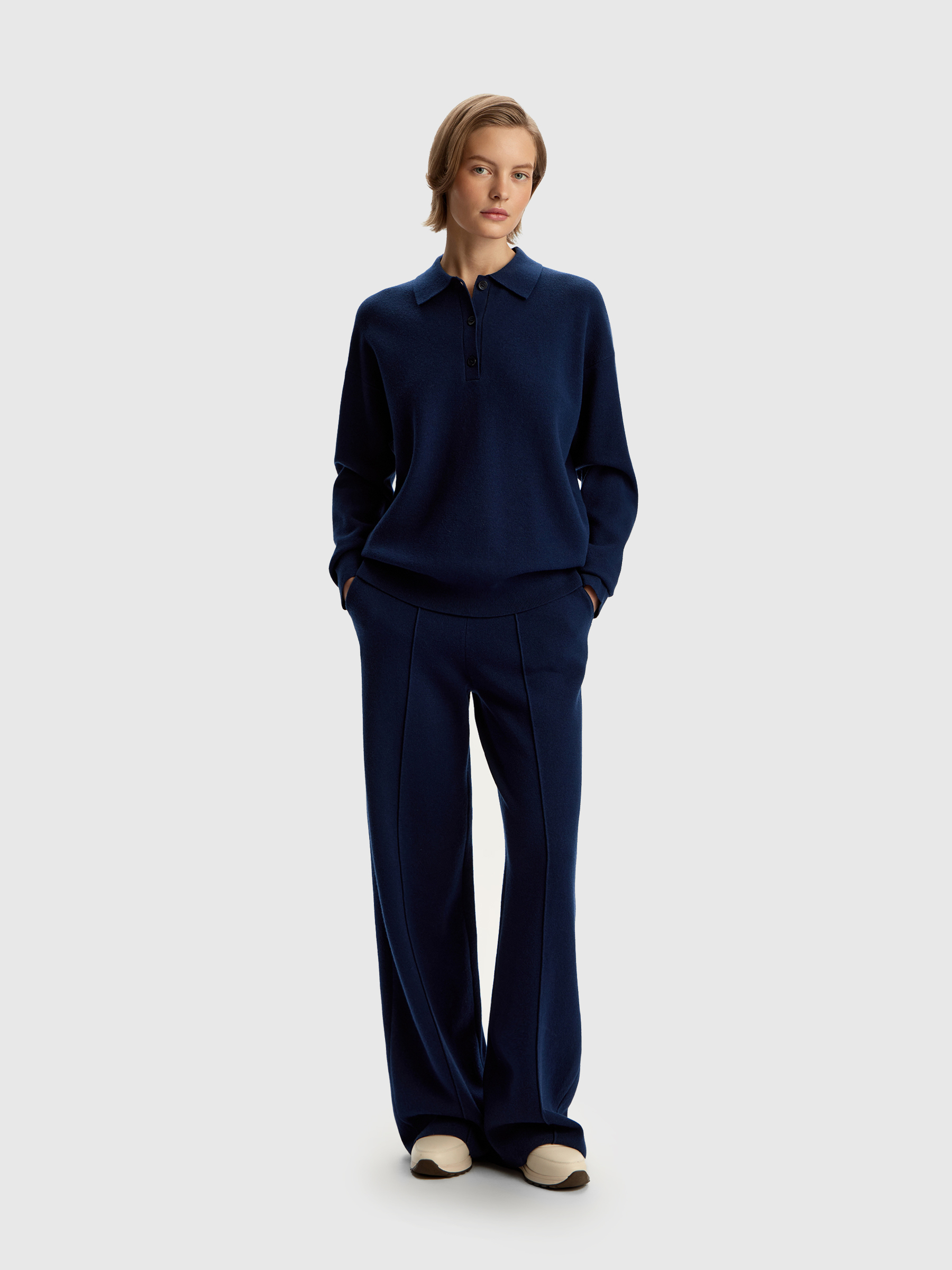 Брюки из шерсти и хлопка 12 STOREEZ 17000₽