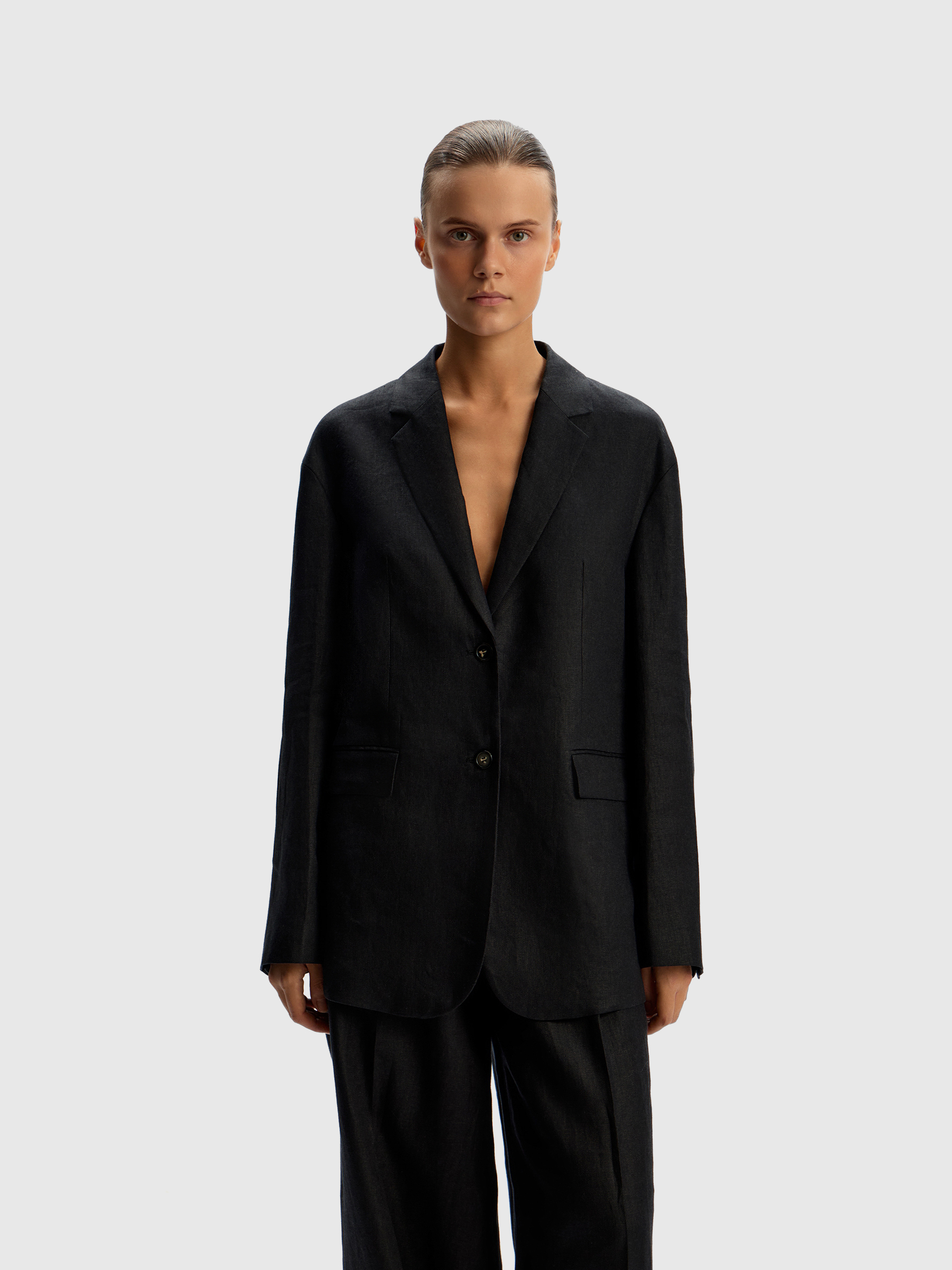 Жакет из плотного льна 12 STOREEZ 24000₽