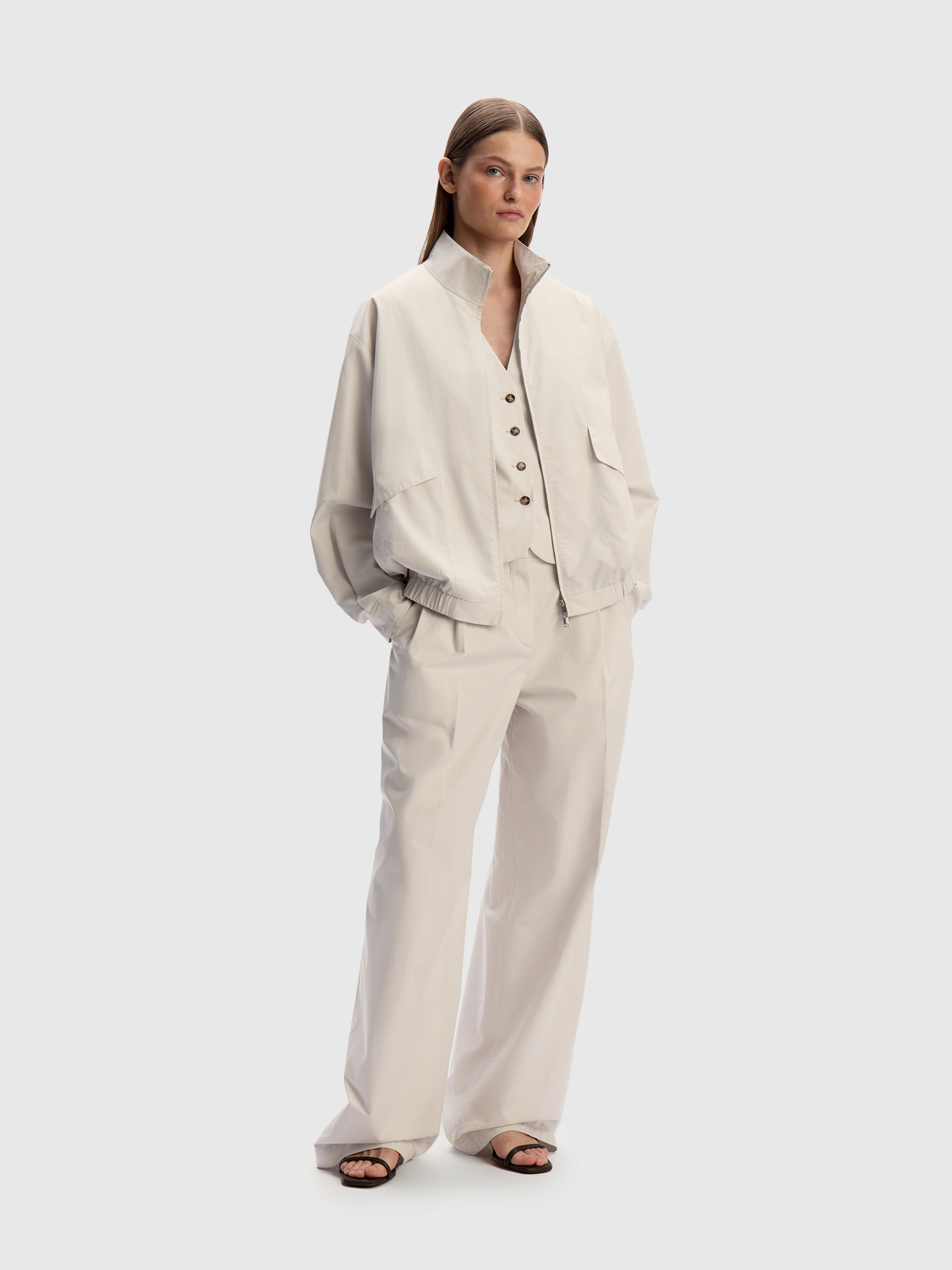 Брюки из хлопка и лиоцелла 12 STOREEZ 15000₽