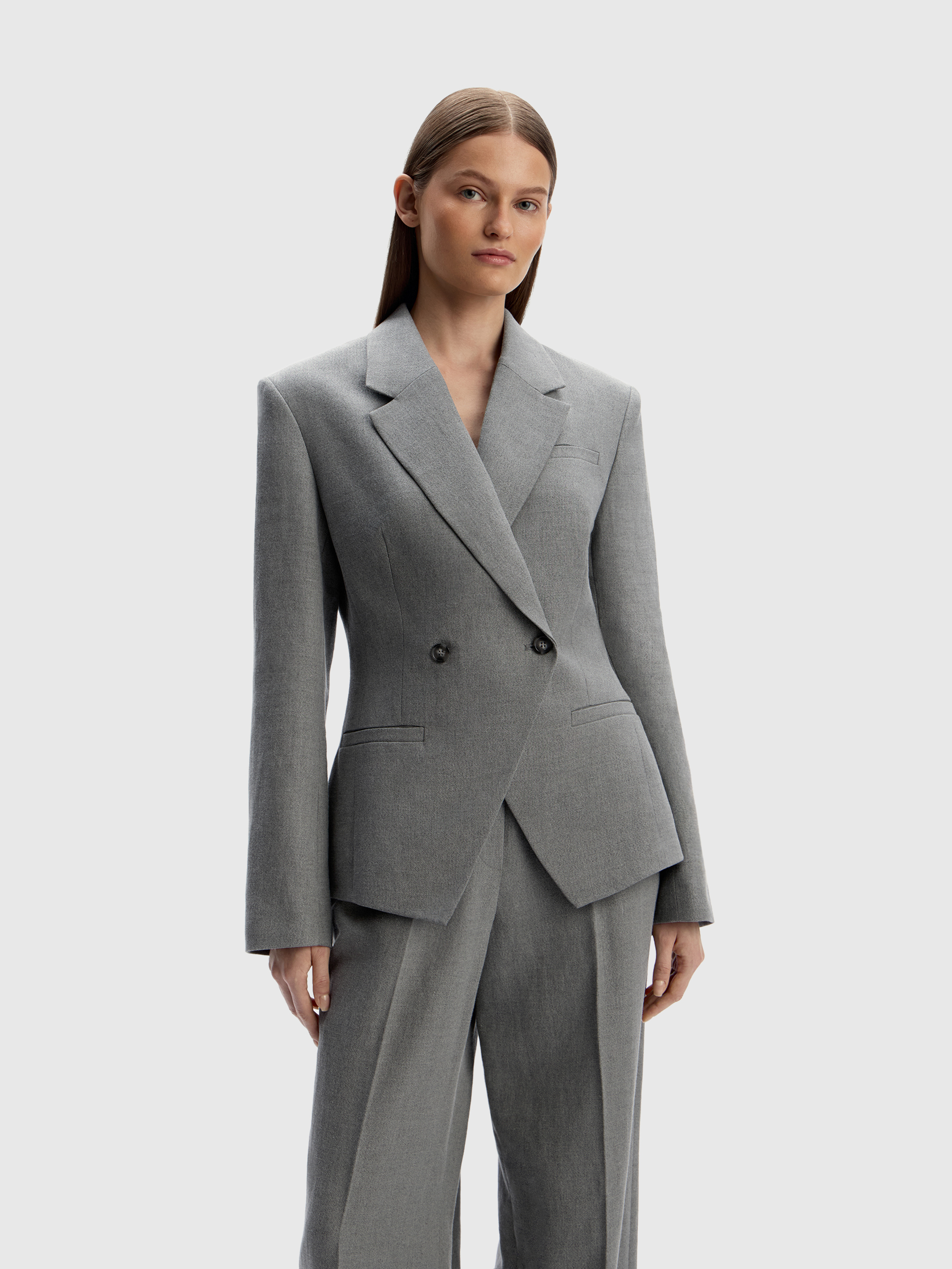 Жакет из костюмного льна 12 STOREEZ 27000₽