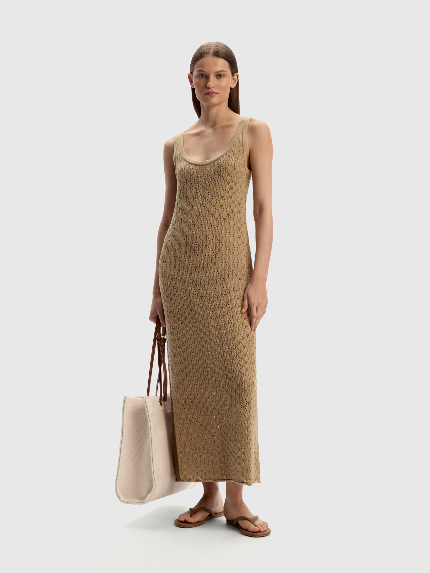 Платье из ажурного трикотажа 12 STOREEZ 17000₽