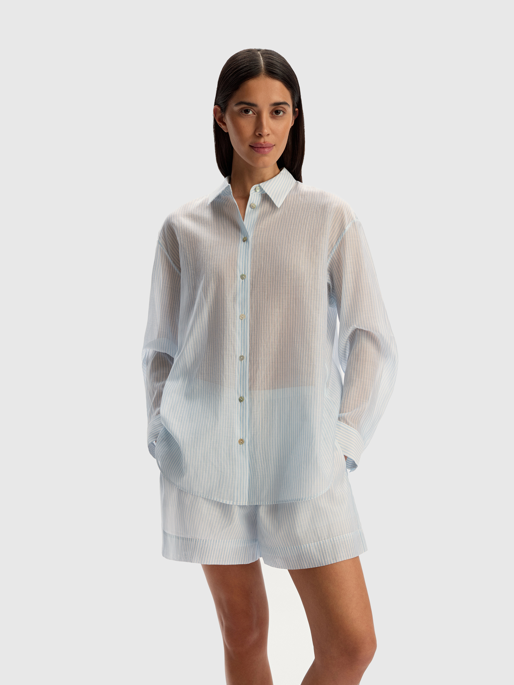 Рубашка из хлопка и шелка 12 STOREEZ 16000₽