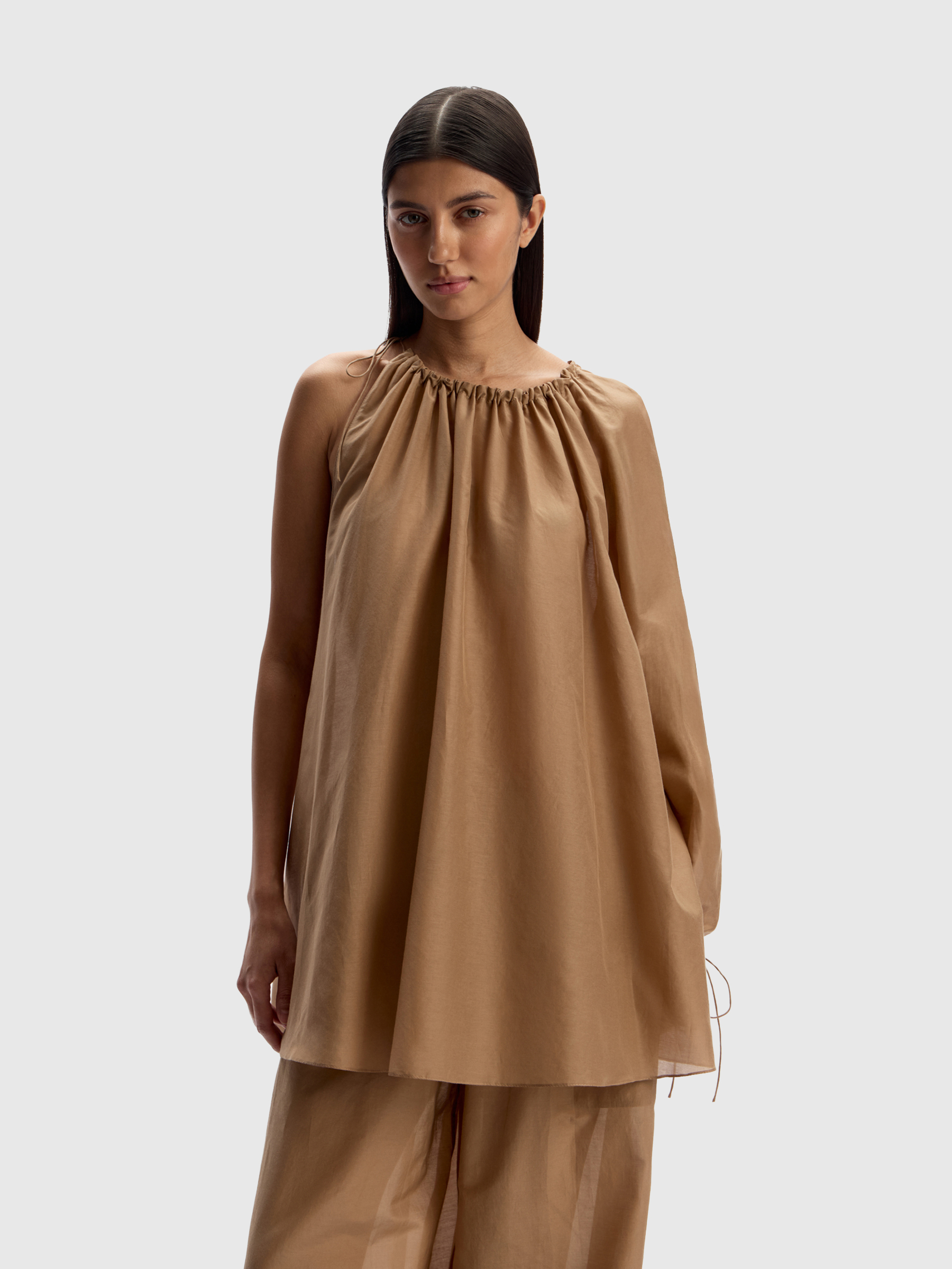 Блузка из хлопка и шелка 12 STOREEZ 16000₽