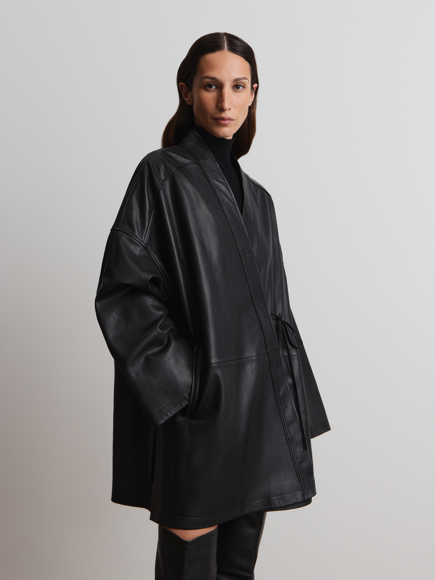 Куртка Solid из кожи 12 STOREEZ 120000₽