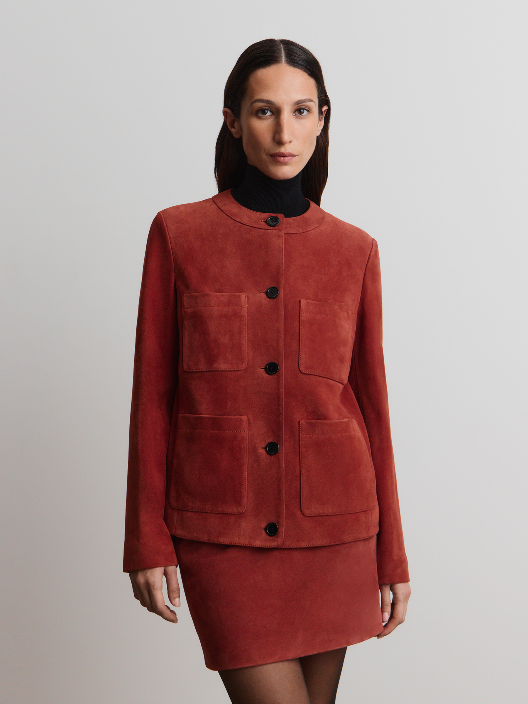 Жакет из замши 12 STOREEZ 100000₽