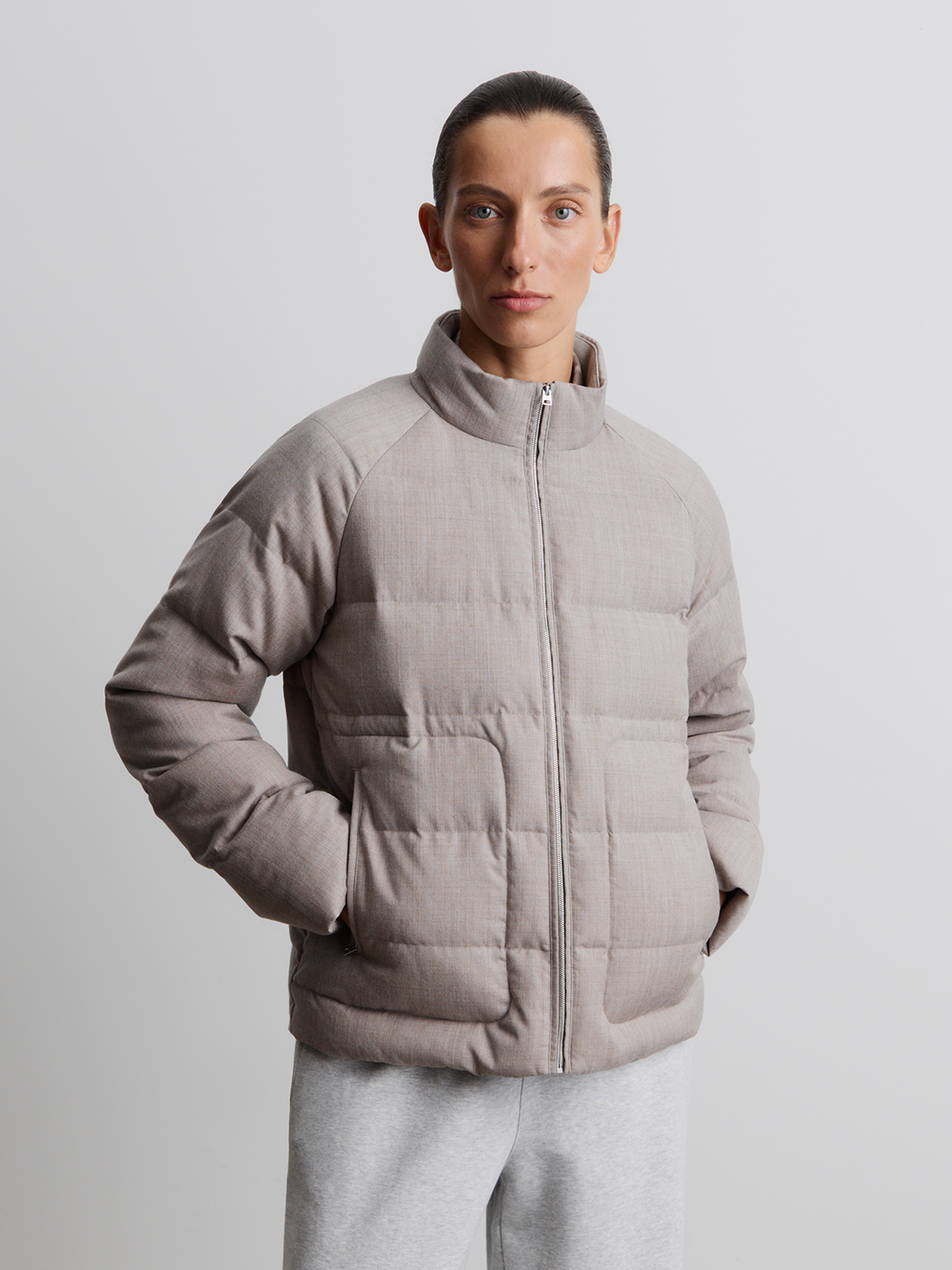 Пуховик Light из шерсти 12 STOREEZ 35000₽