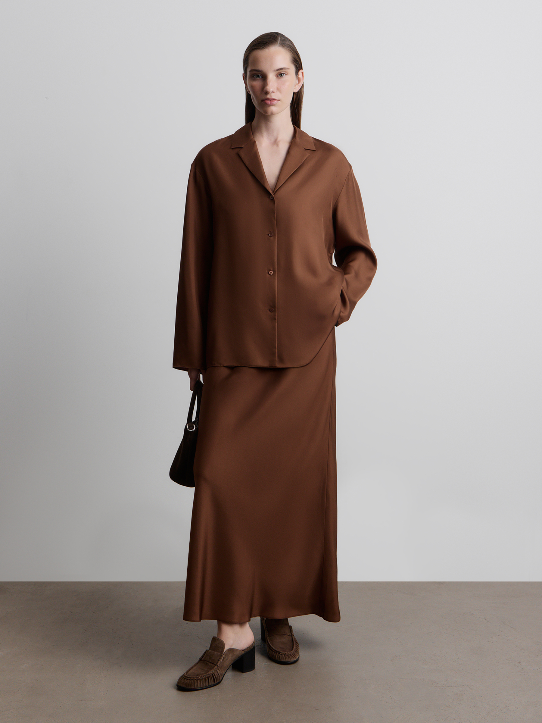 Юбка из матового шелка 12 STOREEZ 25000₽