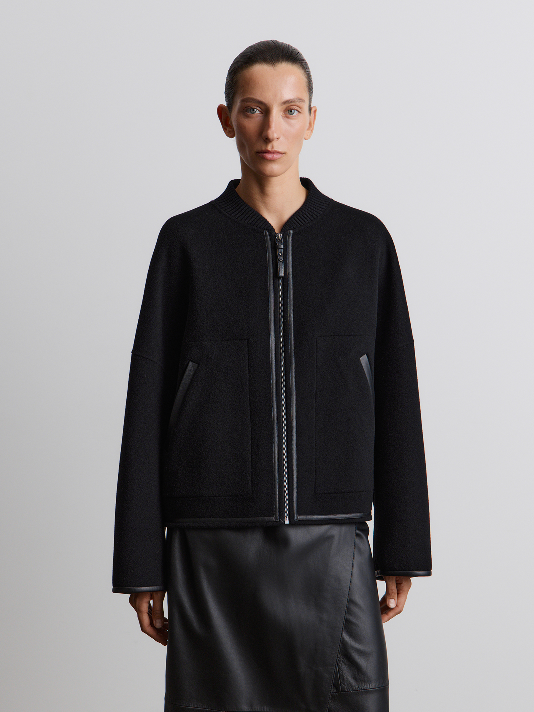 Пальто из шерсти укороченное 12 STOREEZ 41000₽